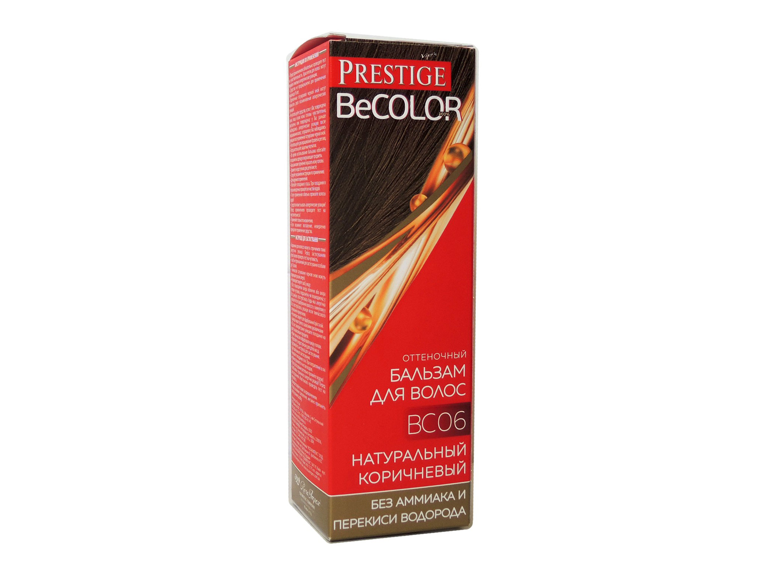 Престиж оттеночный бальзам BeCOLOR BС 06 натуральный коричневый 100мл   *20