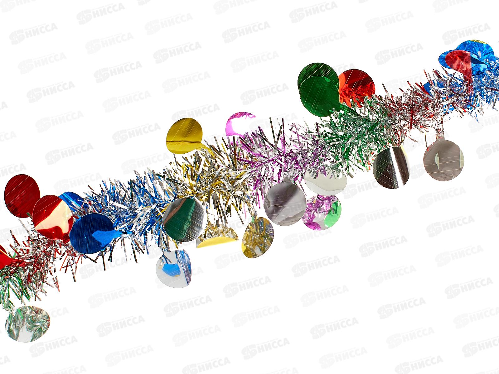 Новогоднее украшение: Мишура, 8см. х 2м., AL-3365 *400