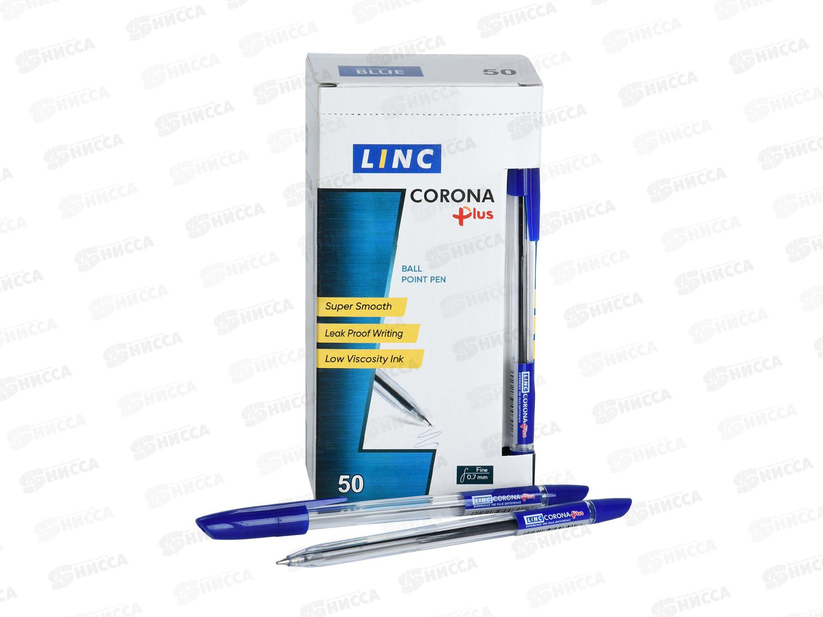 Ручка шариковая LINC Corona plus 0.7мм, синяя, 3002N/blue *50/1000