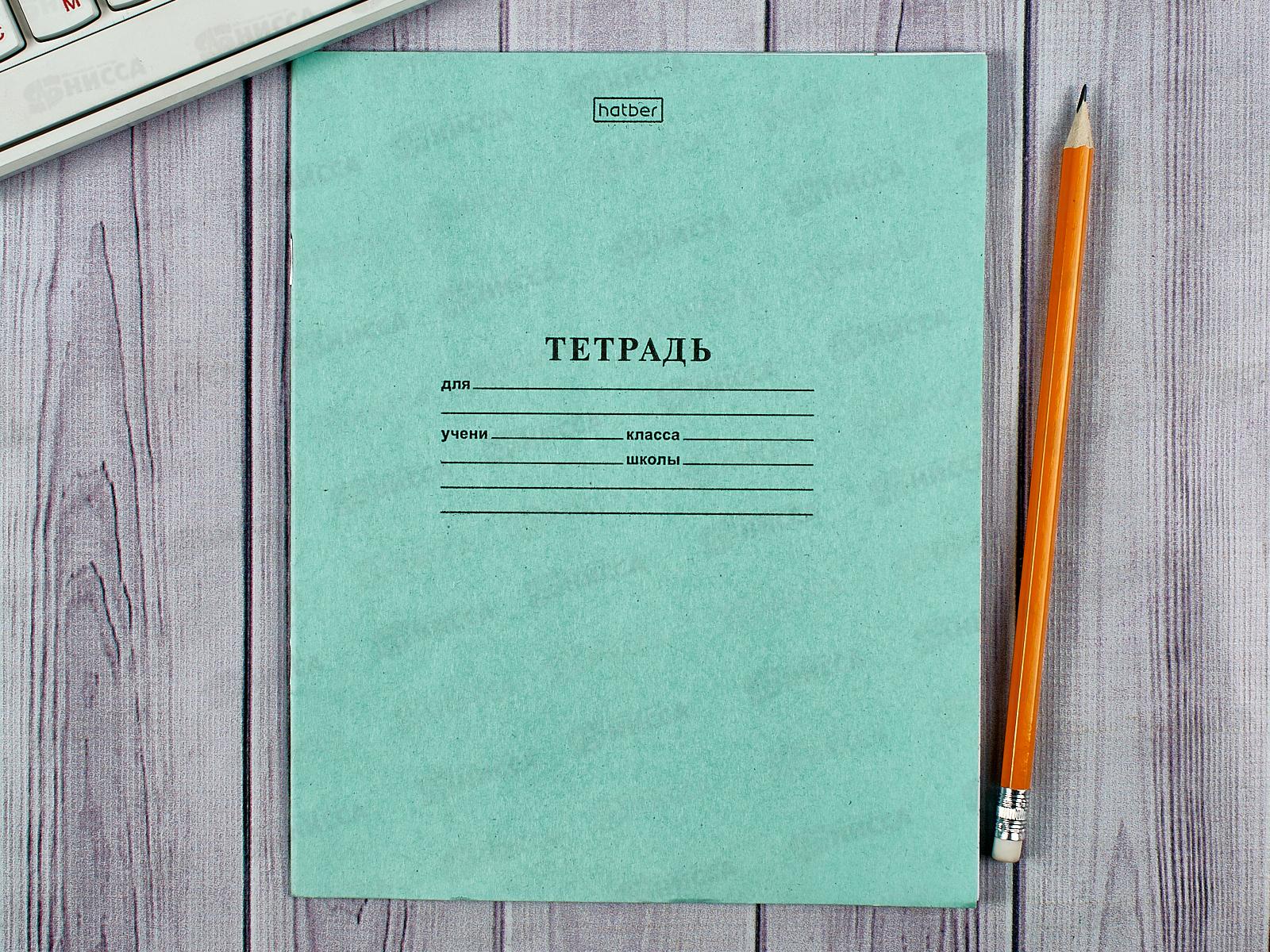 Тетрадь 12 листов линия Hatber зеленая, 05112 *20/360