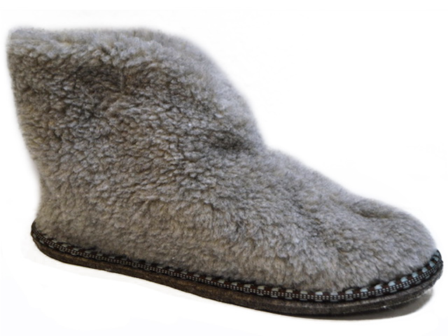 Тапочки мужские домашние чуни микс 2543М-H-FUR-W р.45  *12