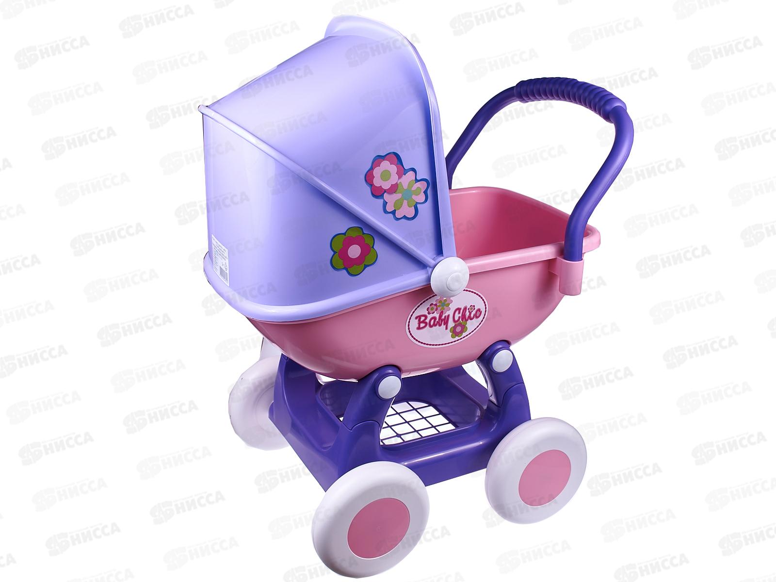 Коляска кукольная. &quotArina&quot 4-х колёсная 48202 в пакете. *2