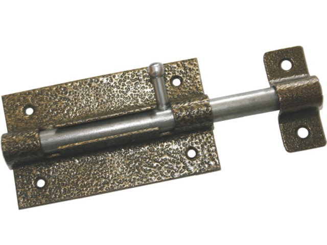 Задвижка дверная ЗД-07 полимер серебро *20