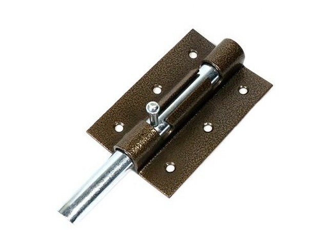 Задвижка дверная ЗД-08 полимер бронза *20