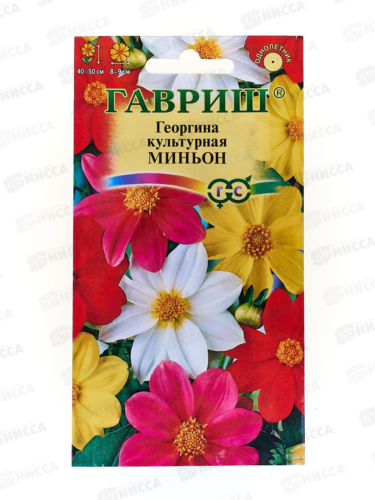 Георгина Миньон смесь 0,3 грамма   *10  ГШ