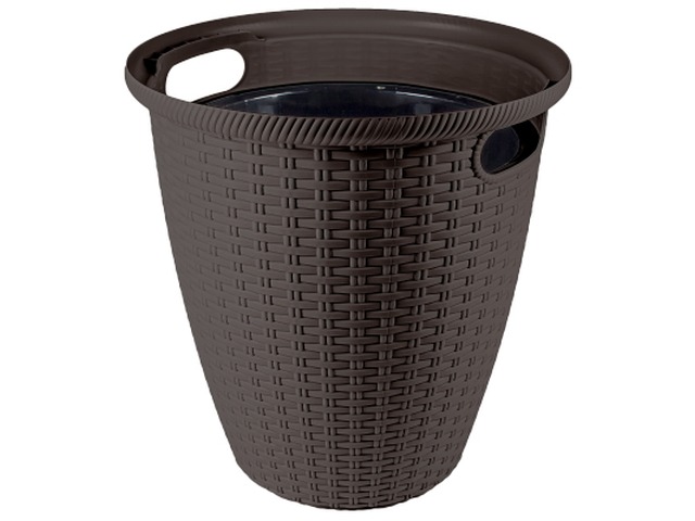 Кашпо напольное Ротанг D328 20л Венге ING50020