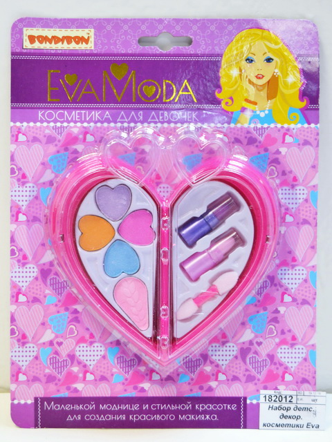 Набор детской декоративной косметики Eva Moda, CRD 70339А, ВВ1761
