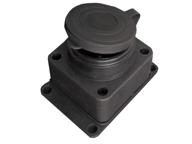 Розетка настенная TDM с заглушкой каучук 2P+PE 16А 250В IP44, 0003 *12