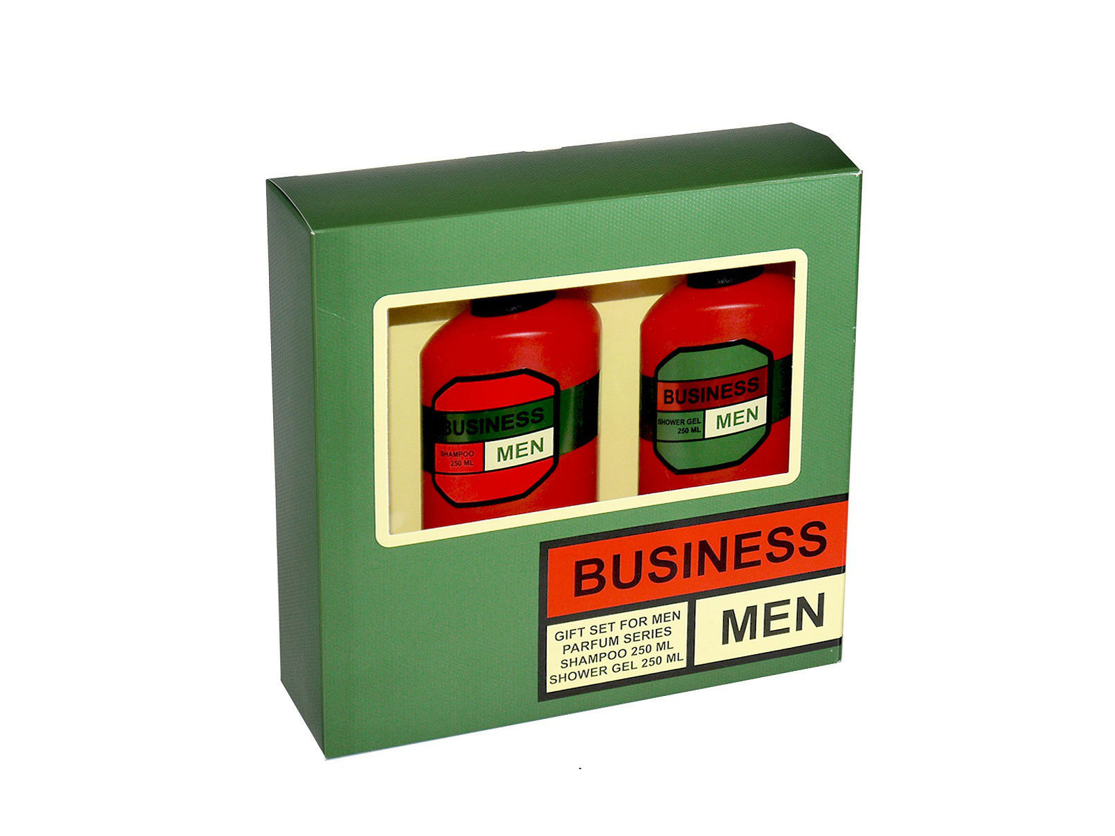 Набор подарочный BUSINESS 301 (шампунь 250мл + гель 250мл) мужской * 10