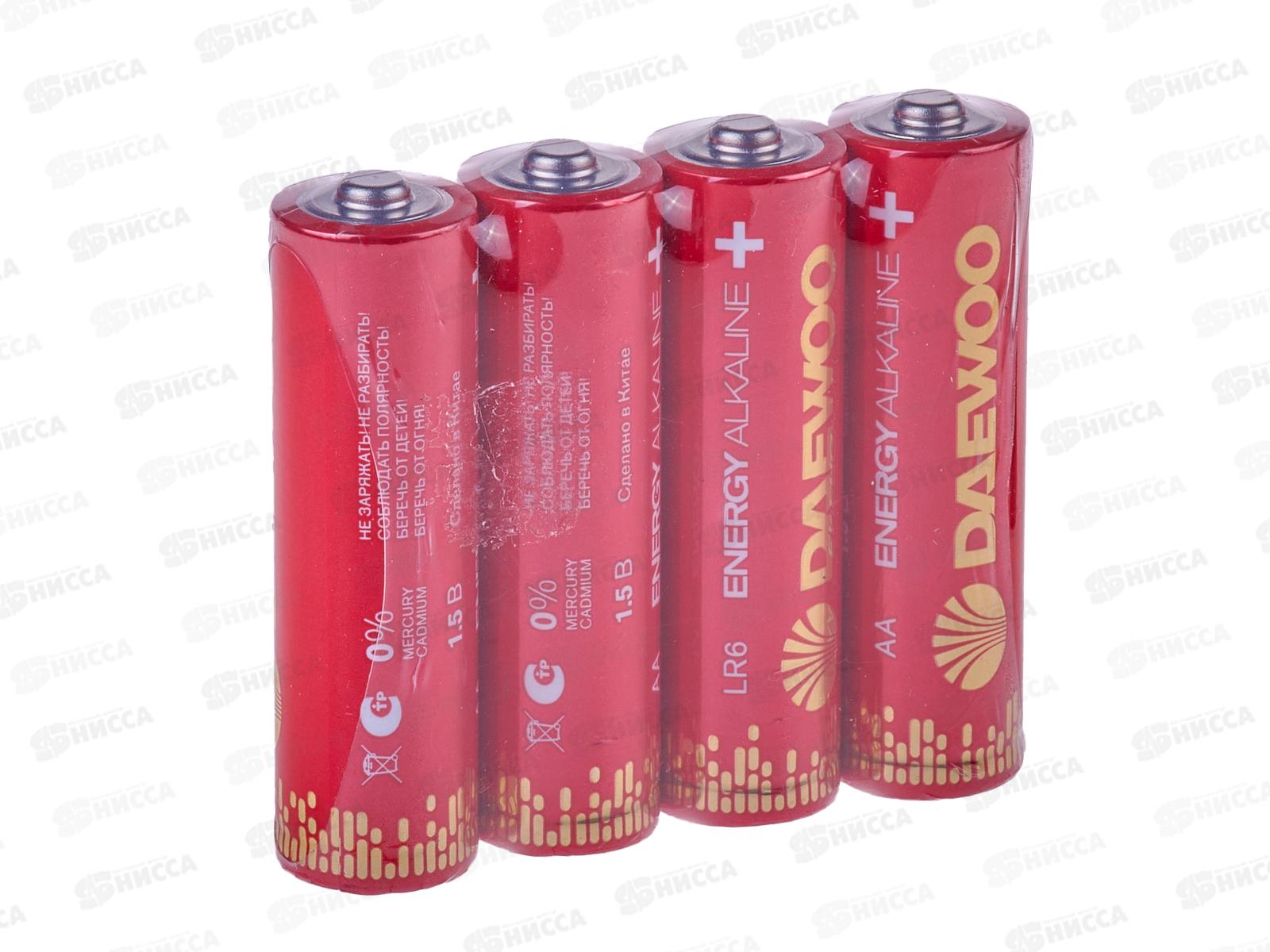 Батарейки ДЭУ LR6 Energy Alkaline *4/96/384