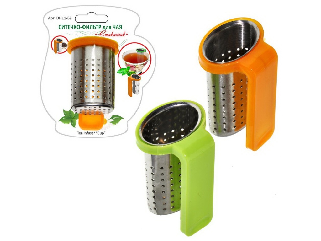 Ситечко для чая "Стаканчик", DH11-68 *144