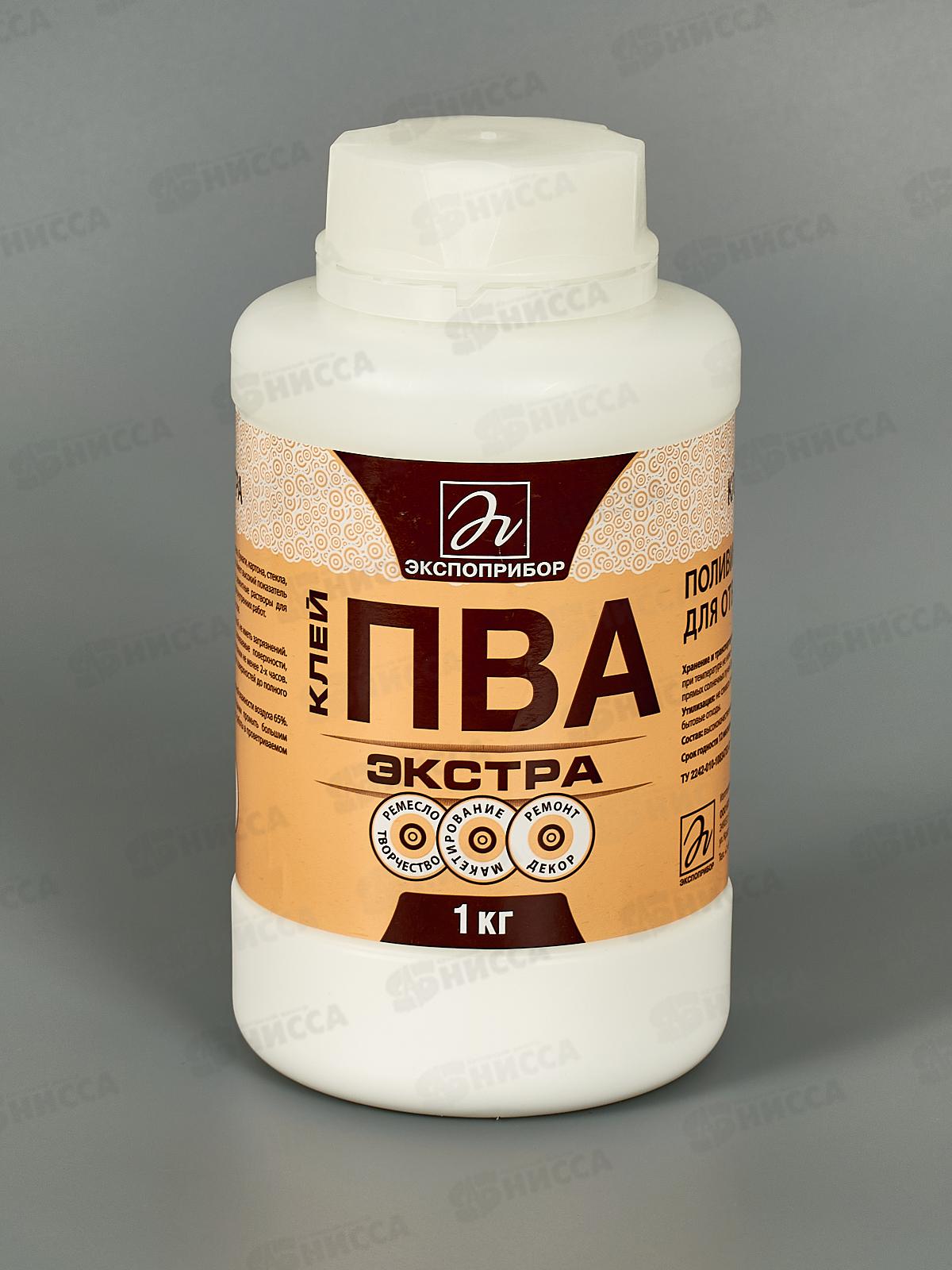 Клей ПВА Обнинск(банка) &quotЭкстра&quot 1,0кг 12-1000-00 *6