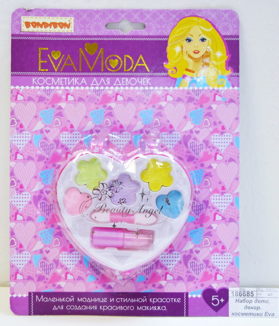 Набор детс. декор. косметики Eva Moda, CRD 70577F4, ВВ1756