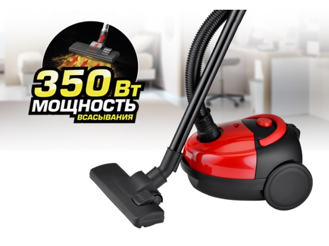 Пылесос CT-2518 1800/350Вт мешок черно/голубой