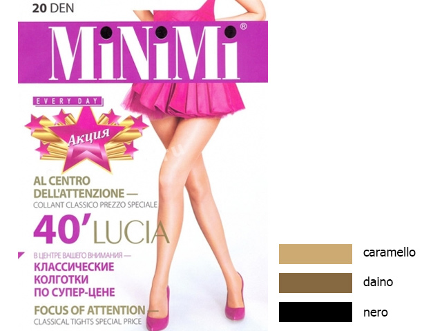 Minimi колготки Lucia 40 (nero, IV)
