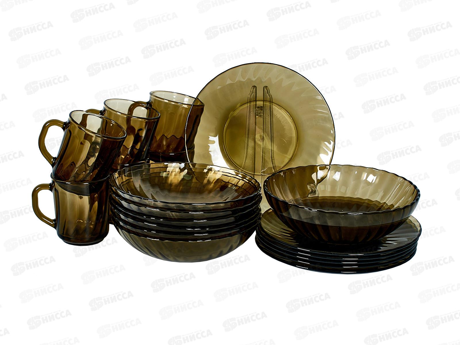Набор столовый 19 предметов  &quotELICA" дымка 62104 *1