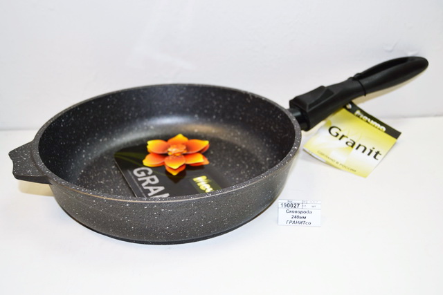Сковорода 240мм ГРАНИТсо съемной ручкой 024701 *10
