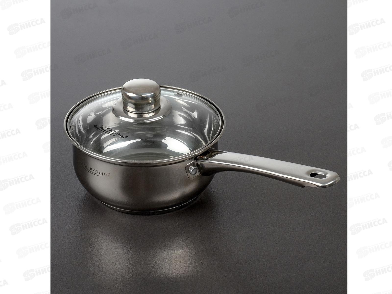 Ковш 1,6л с крышкой &quotГРЕТТА&quot d-16 с ручкой KT04-К *4