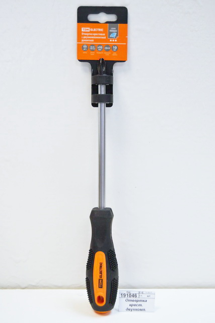 Отвертка крестовая двухкомпонентная Алмаз CR-V PH3*150, 1108 *12/144