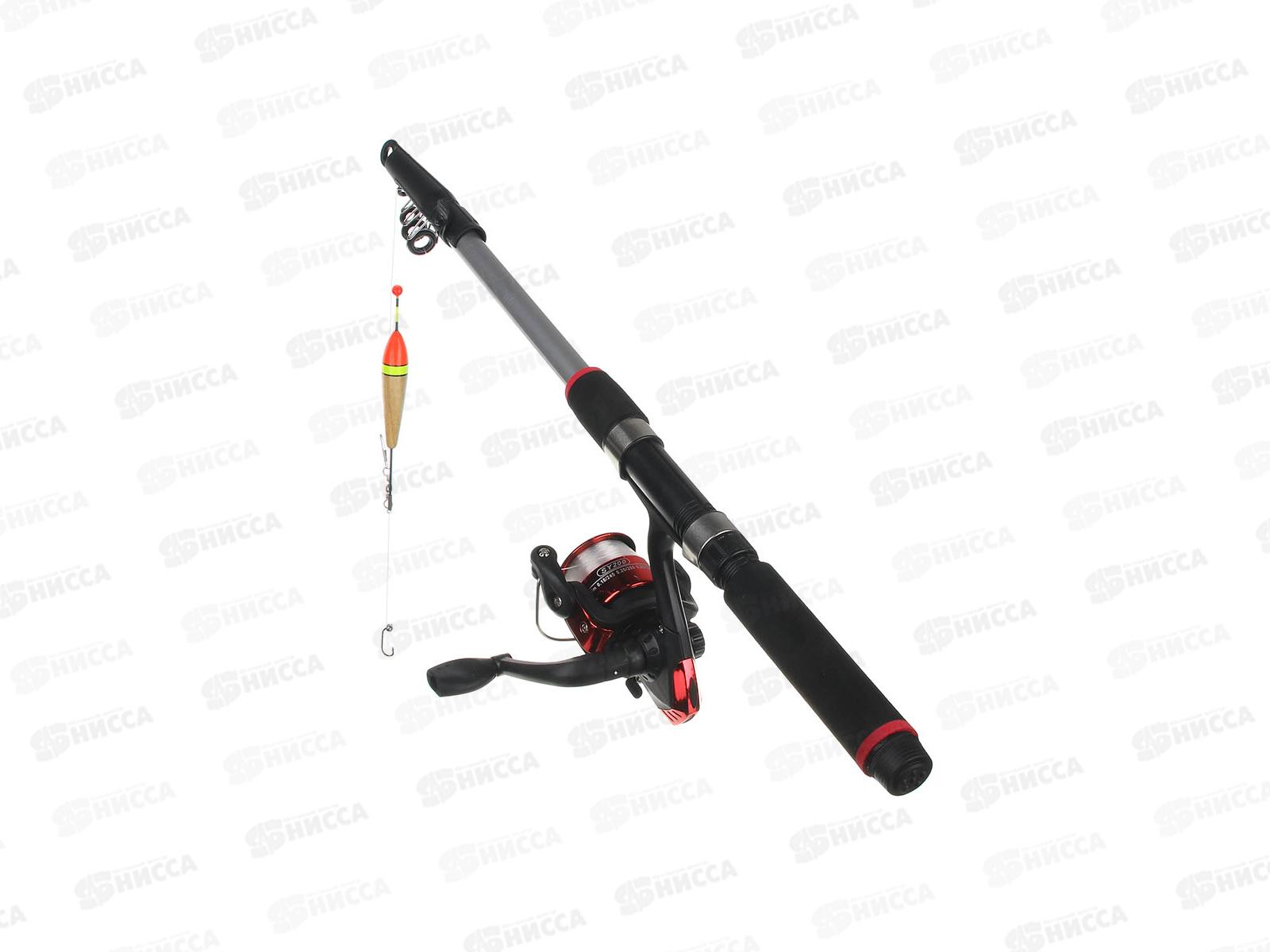 Спининг AZOR телескоп  1,8м 20-40гр (катуш, грузил, бусины) 149-110 г