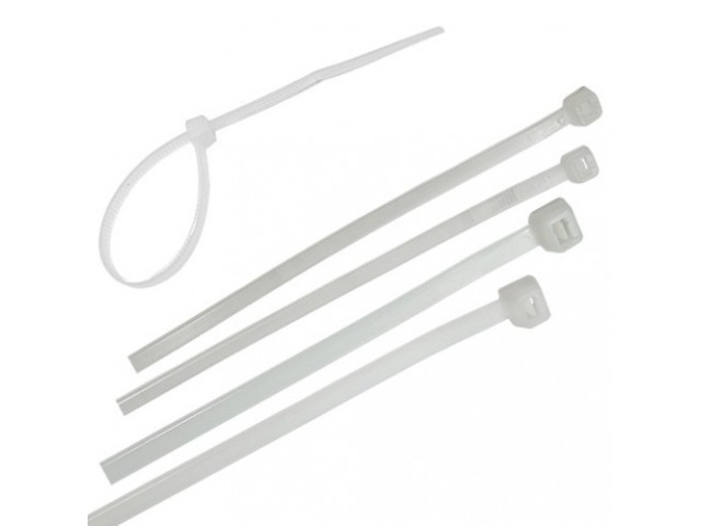 Хомут нейлон TDM 4.8*400мм 100шт белый *10/40