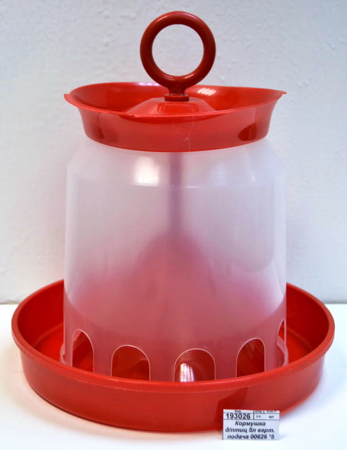 Кормушка для птиц 5л вертикальная подача 00626 *7