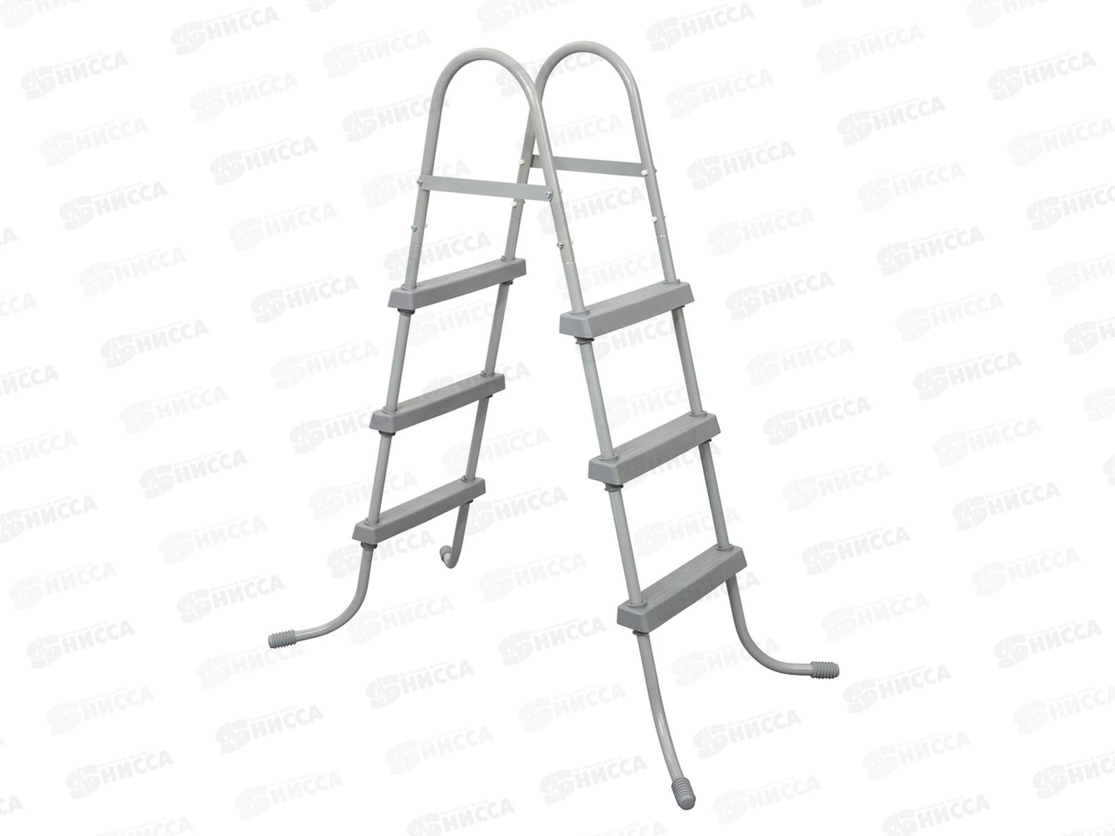 Лестница для бассейна 107см, сталь 58335 BESTWAY