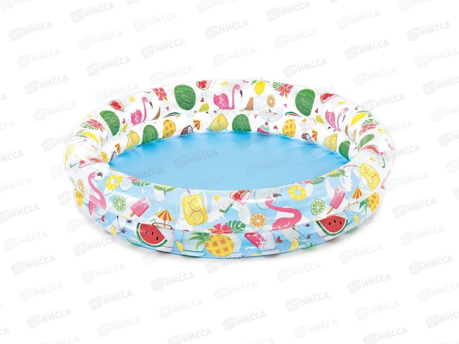 Бассейн 59421 (122*25см) Тропики от 2-х лет INTEX  *12