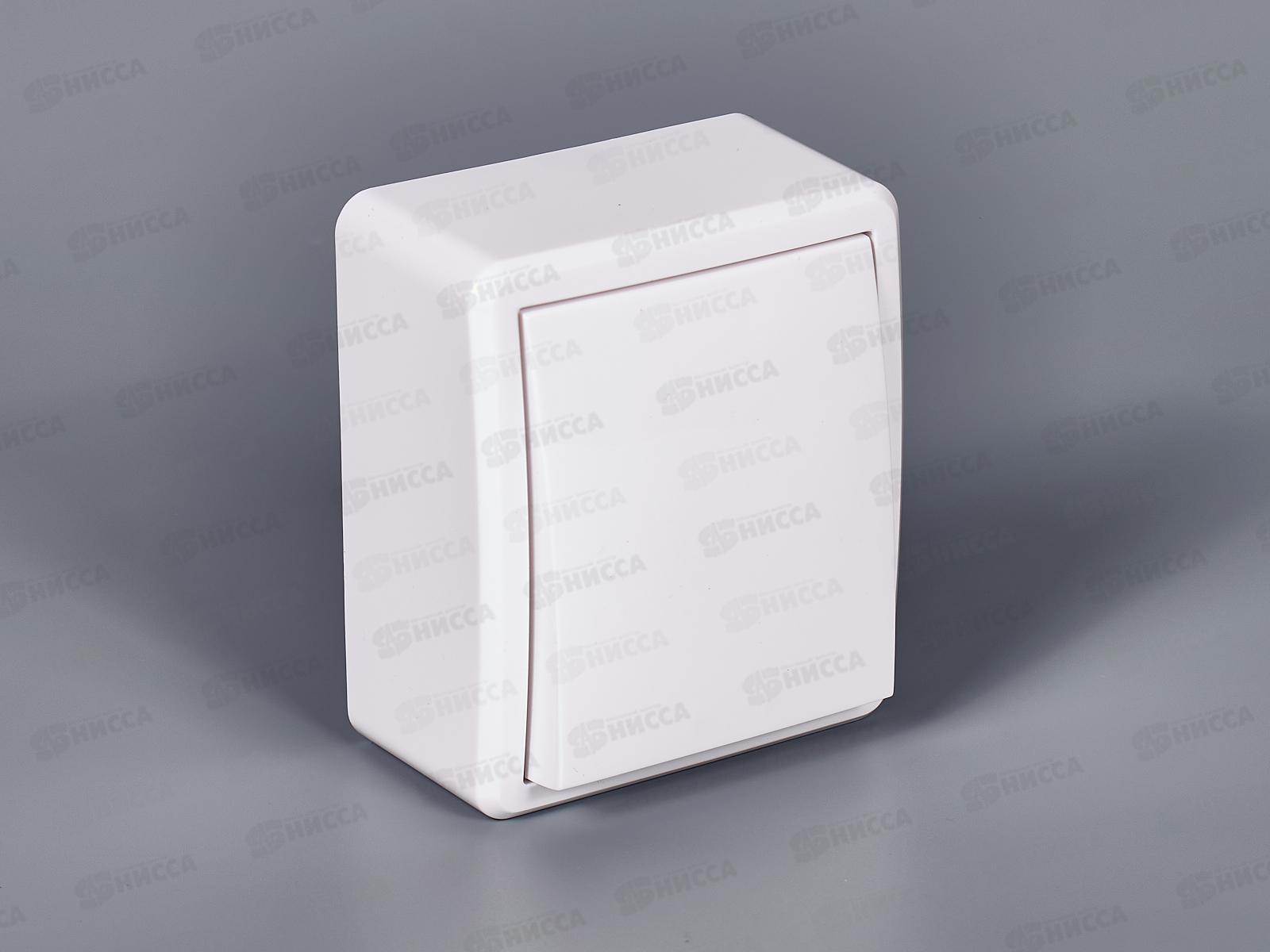 Выключатель  Эра открытой установки,10АХ-250В  белый, 11-1202-01 *1