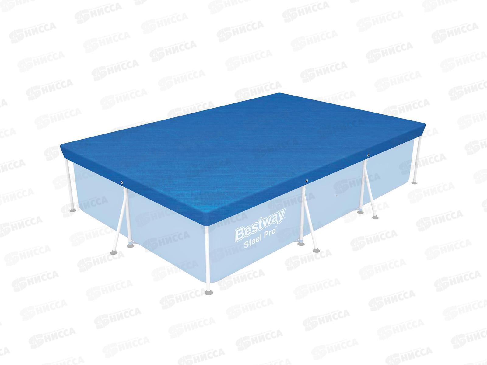 Тент для прямоугольного  каркасного бассейна 58106 (304*205*66см) Bestway *6