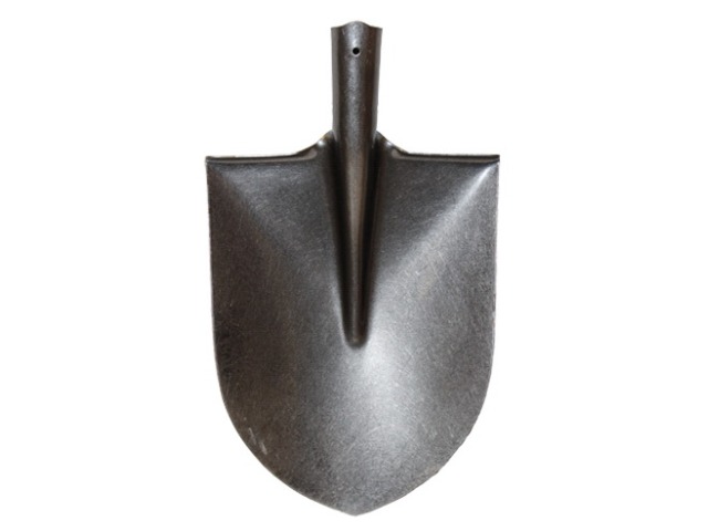 Лопата штыковая универсальная рельсовая сталь, без черенка (БРОНЯ), ЛШУ *12