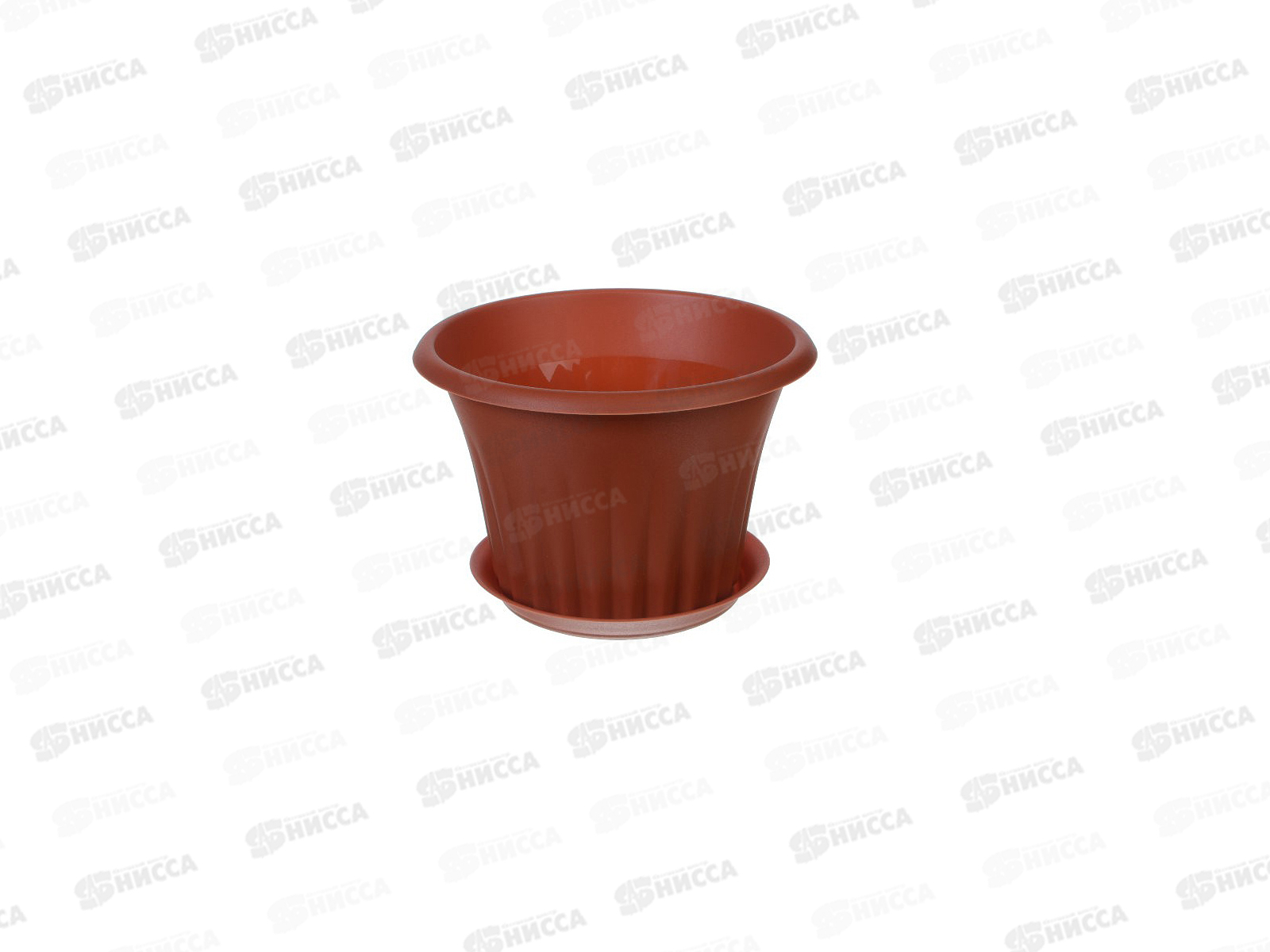 Кашпо КЭРОЛ D160мм с подставкой Терракотовый  *24 М3155
