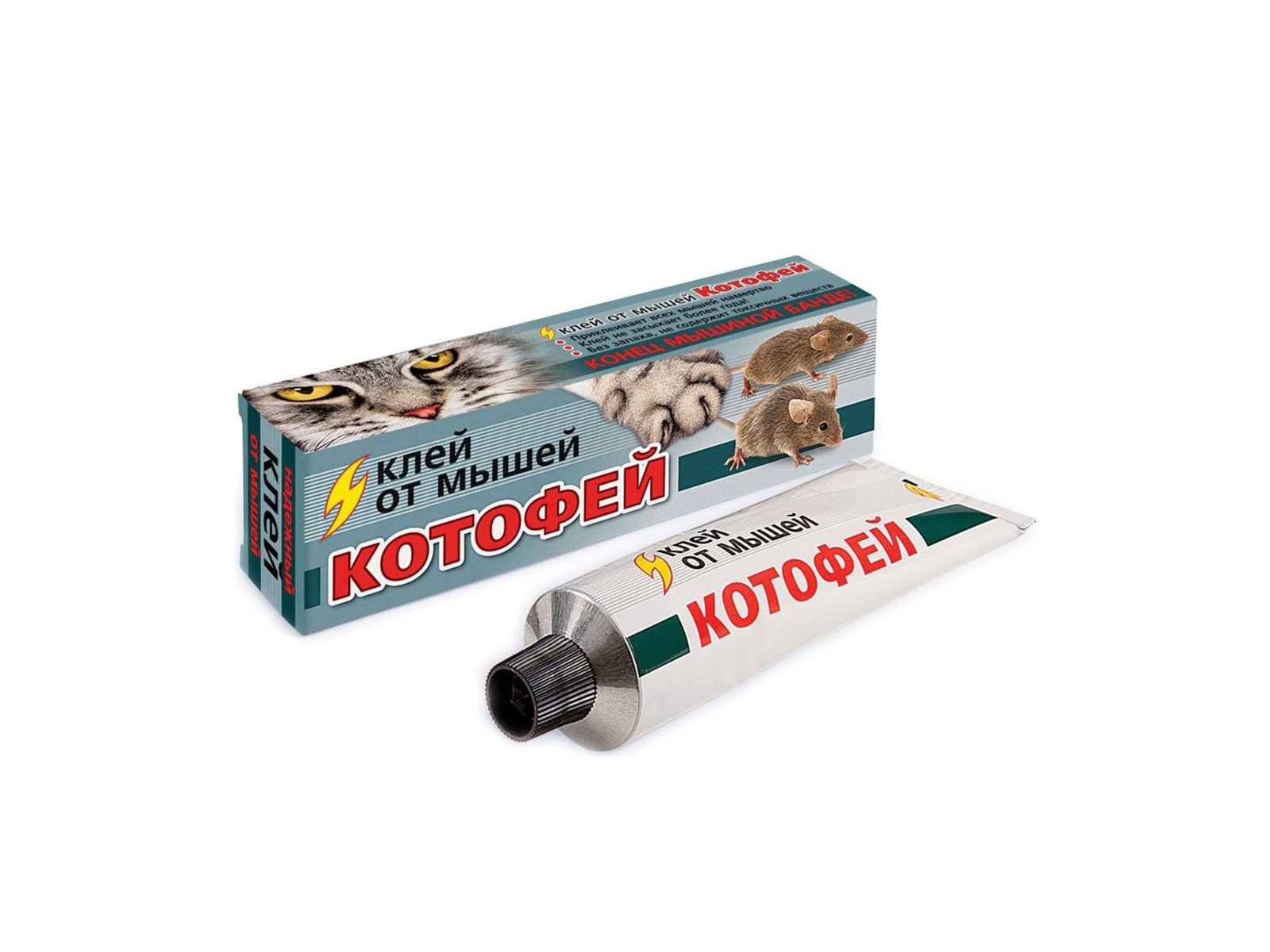 КОТОФЕЙ клей от грызунов 60г  *40