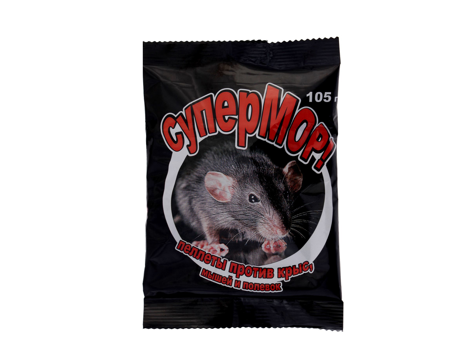 СУПЕРМОР пеллеты от грызунов  105г *50  ВХ