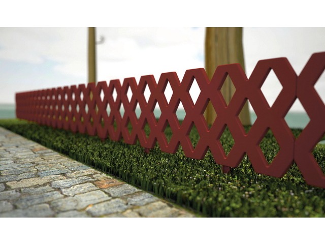 Заборчик САДОВЫЙ РОМБ 2.4м Коричневый *16