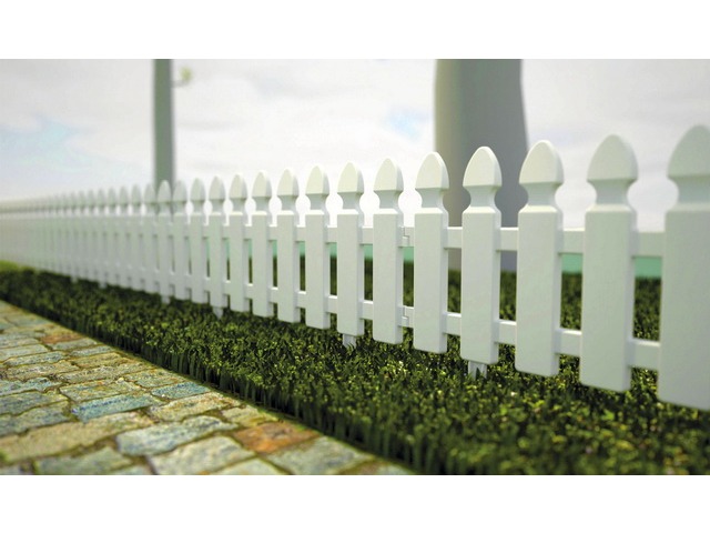 Заборчик САДОВЫЙ ШТАКЕТНИК 2м белый *16
