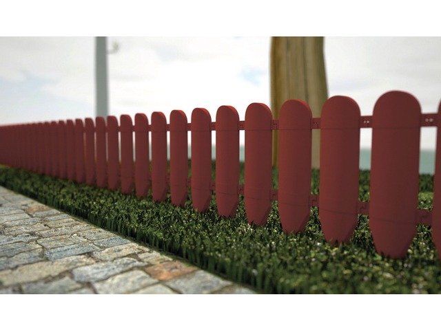 Заборчик САДОВЫЙ Колышки 1м коричневый *16