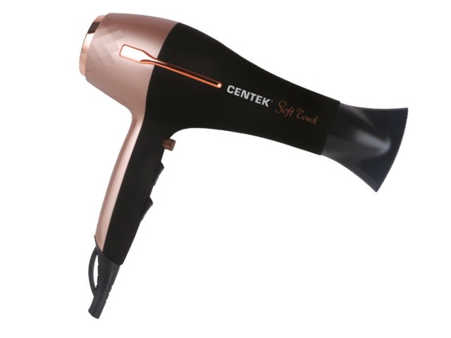 Фен электрический CT-2242 1900Вт розовый/черный/золотистый  *20