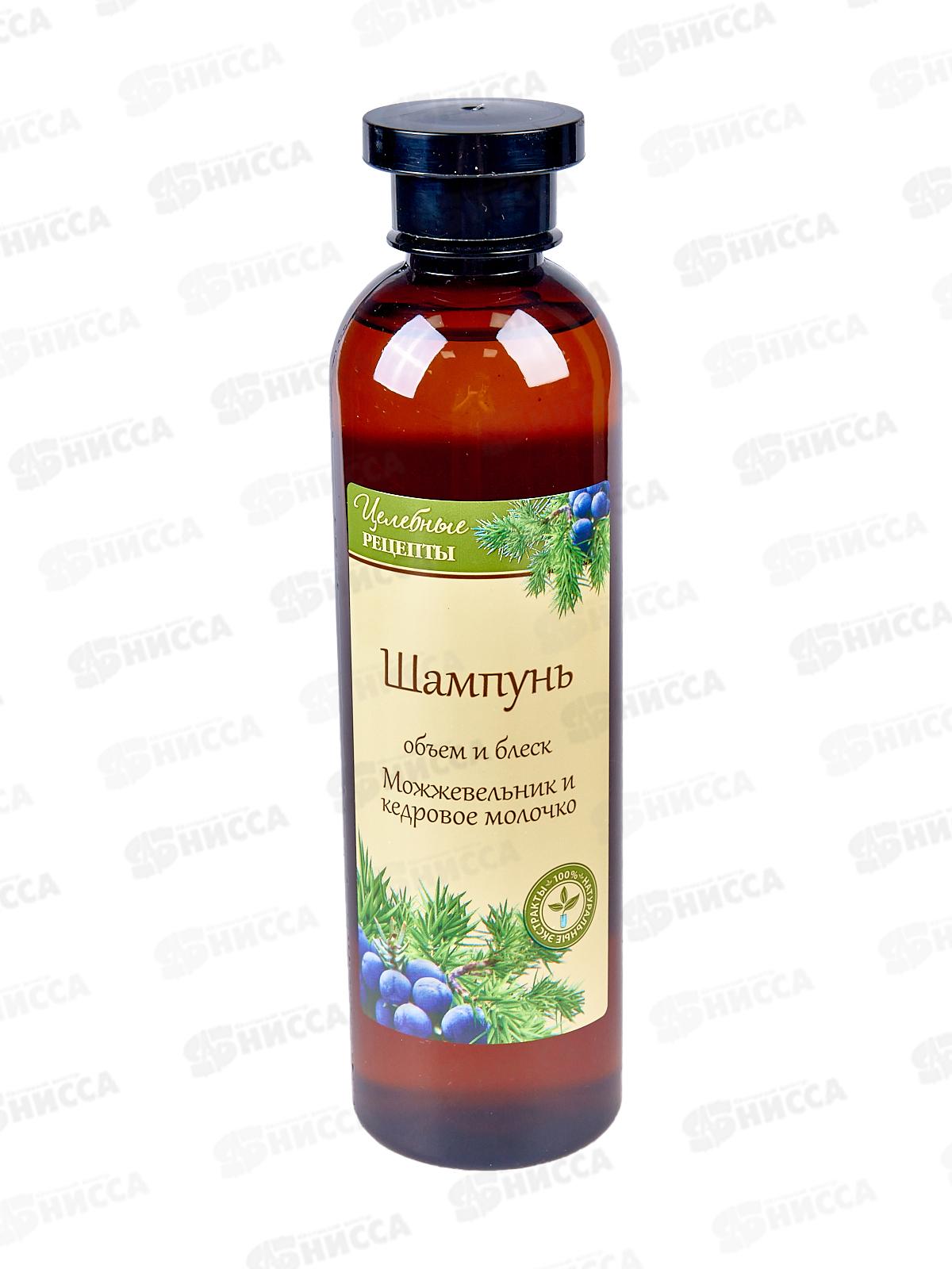 Целебные рецепты шампунь Объем и блеск 400мл *12