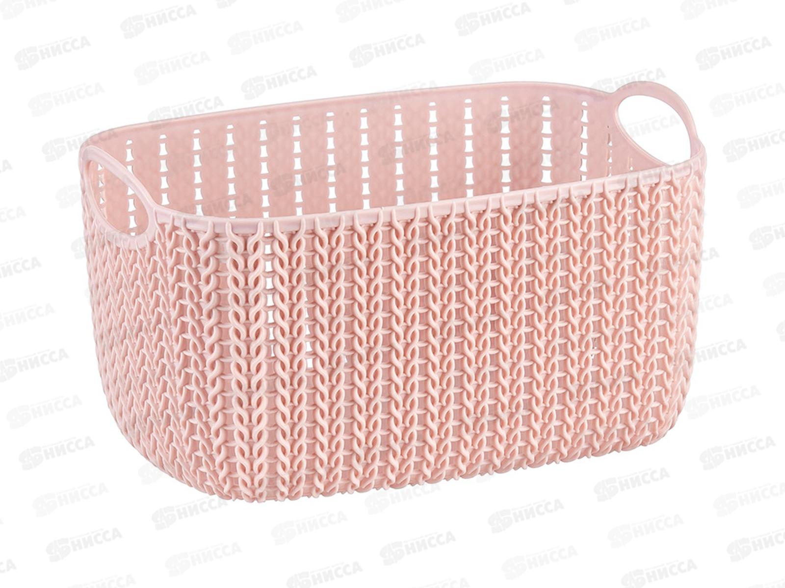 Корзинка ВЯЗАНИЕ 4л Чайная роза М 2380 *12