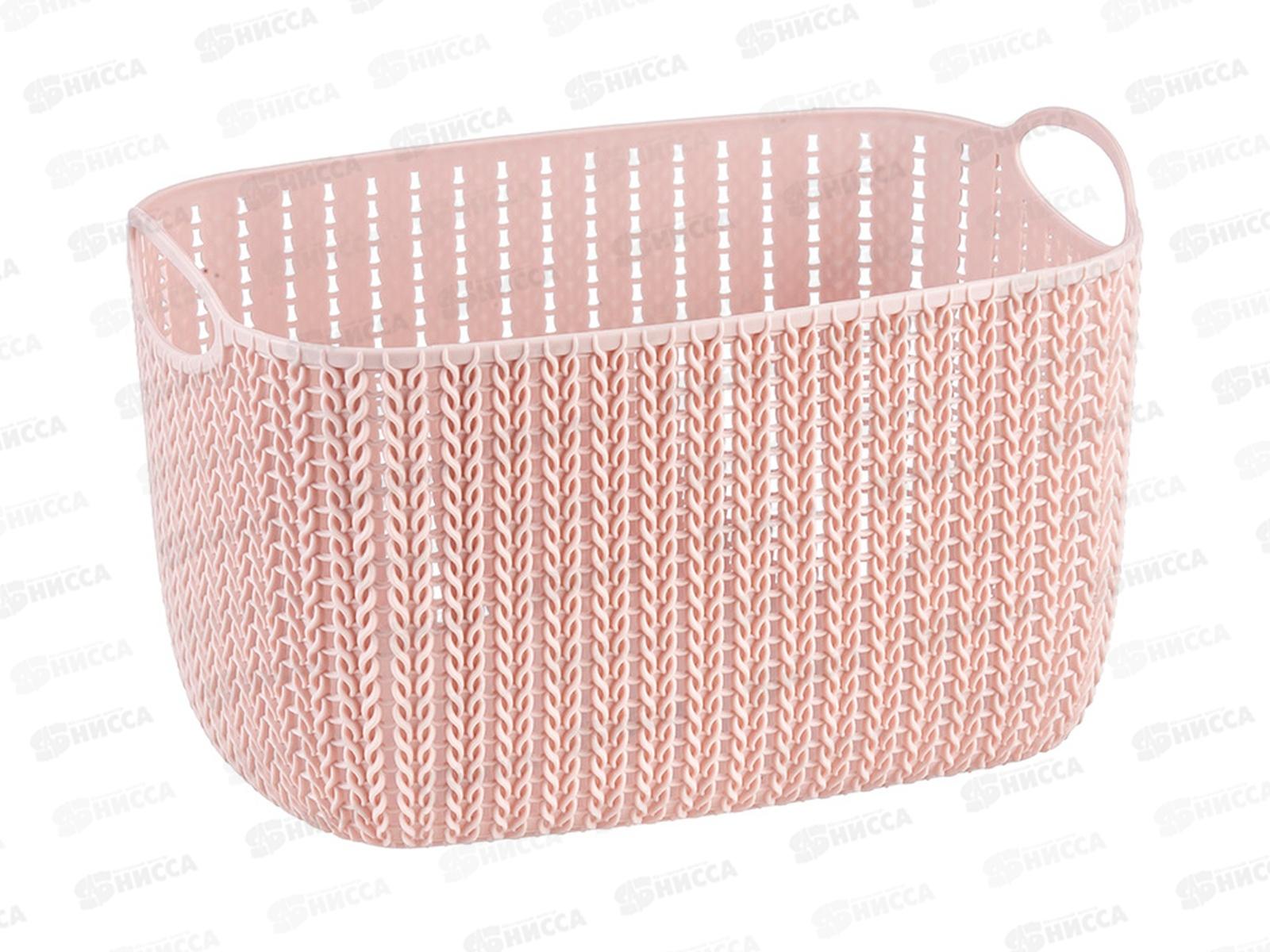 Корзинка ВЯЗАНИЕ 7л Чайная роза М 2381 *9