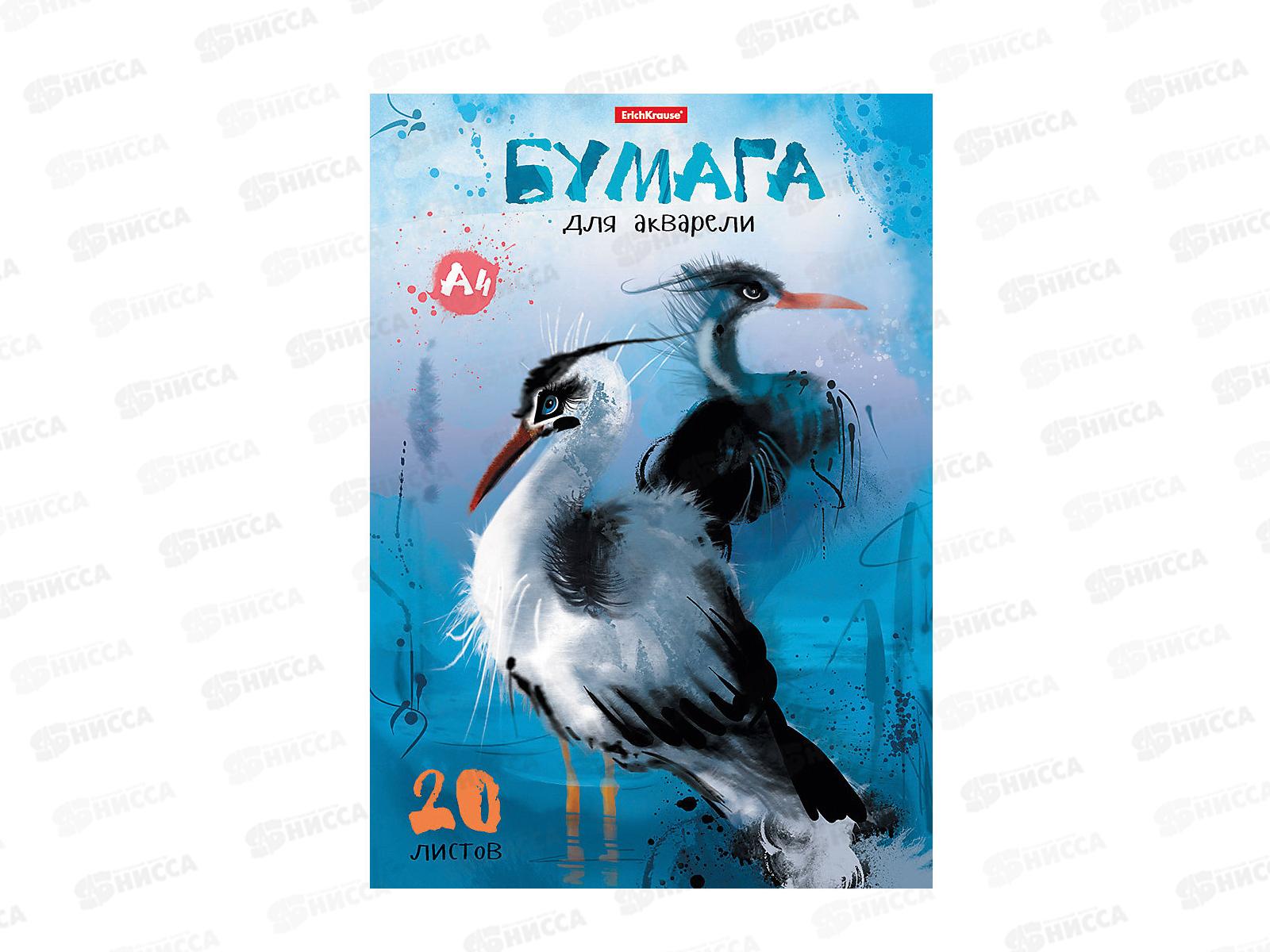 Альбом для рисования 20 листов ПОЛИ с акварельной бумагой, 43369 *5/20