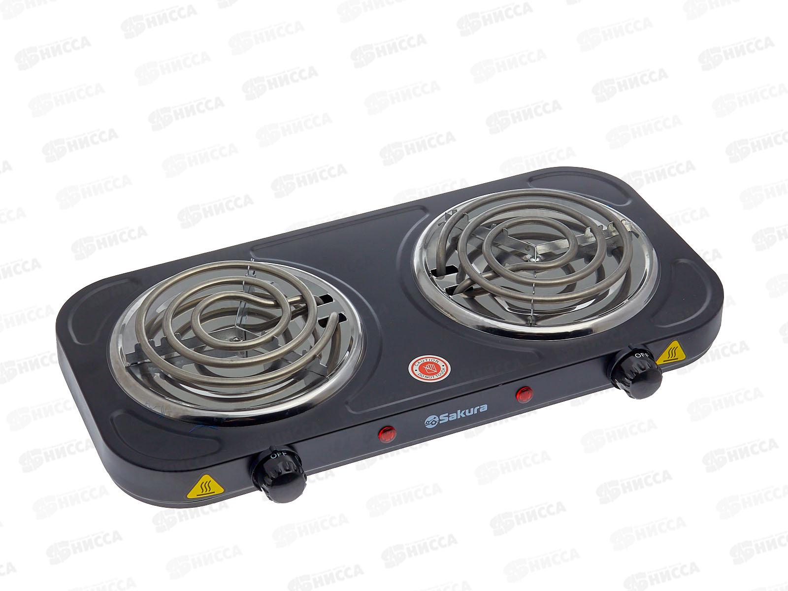 Плита электрическая ПЭ-03B 2000Вт 145мм 2конфорки, спираль