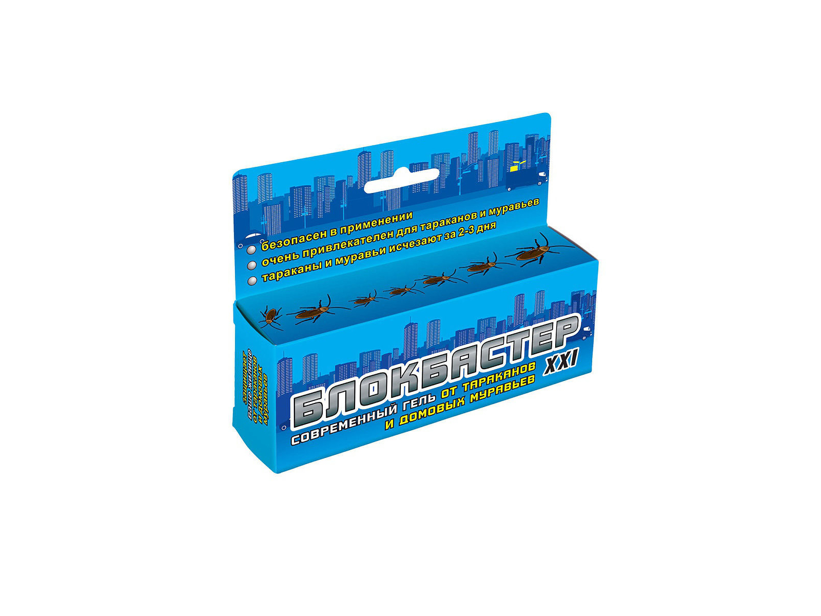 Блокбастер XXI от тараканов и муравьев  гель 45г *60