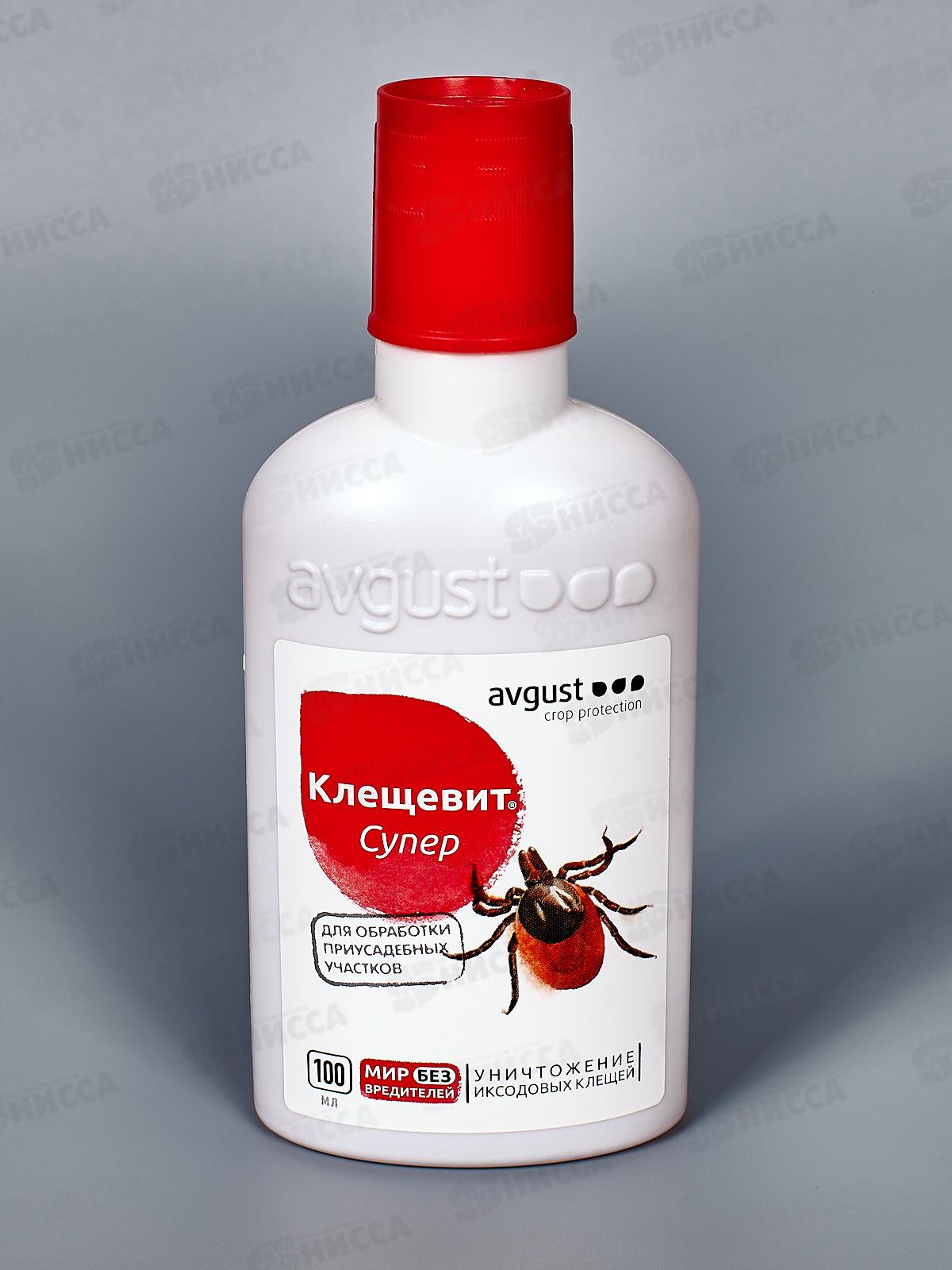 Клещевит Супер 100мл от клещей *50 Август