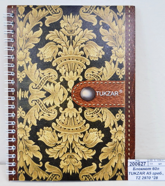 Блокнот 60л TUKZAR А5 греб., TZ 2970 *28