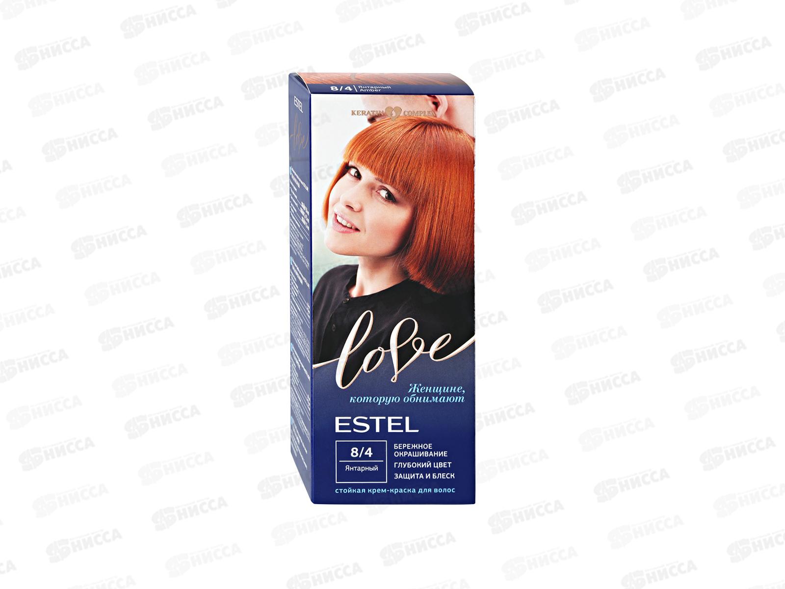 ЭСТЕЛЬ Love крем-краска 8/4 янтарный *10