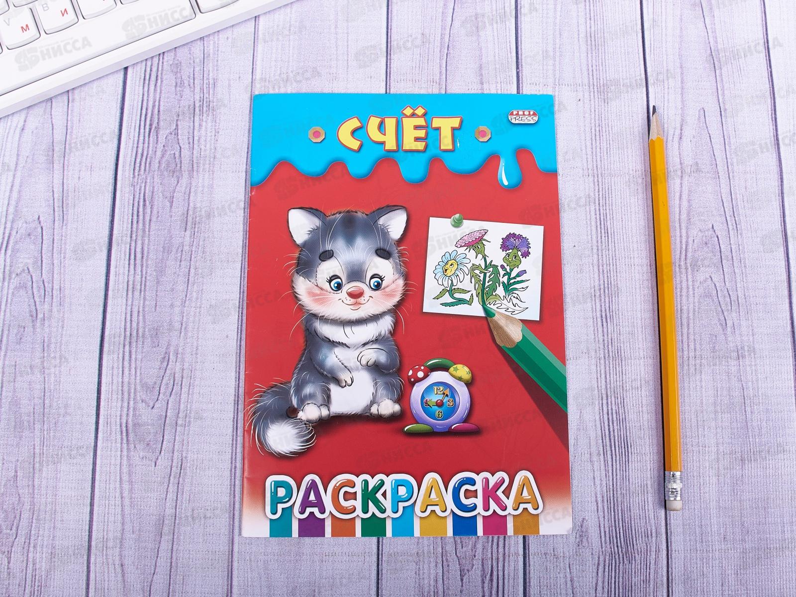 Раскраска ПП А5 8 листов Счёт, Р-7669 *50