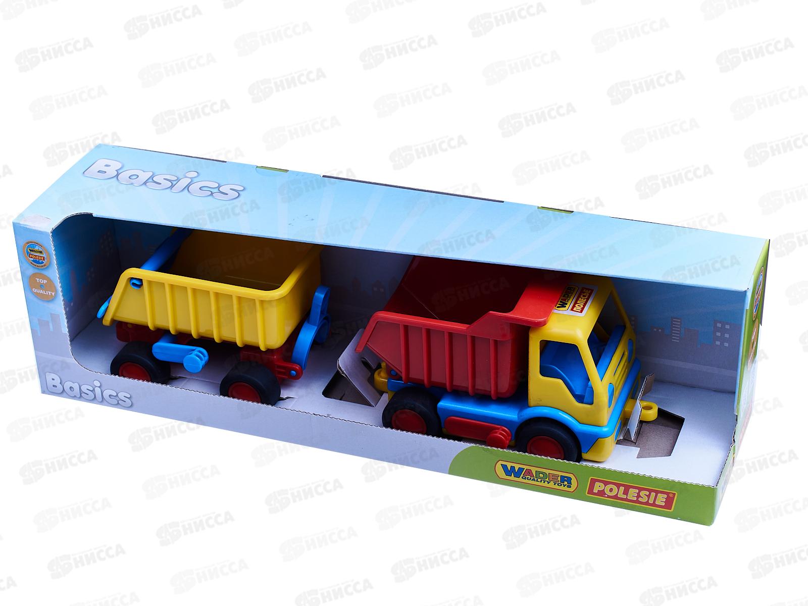 Автомобиль &quotБазик&quot самосвал с прицепом 37664 (в коробке) *6