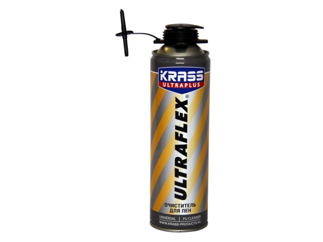 Очиститель монтажной пены KRASS ULTRAFLEX 500мл  ЛАКРА  *12/1008